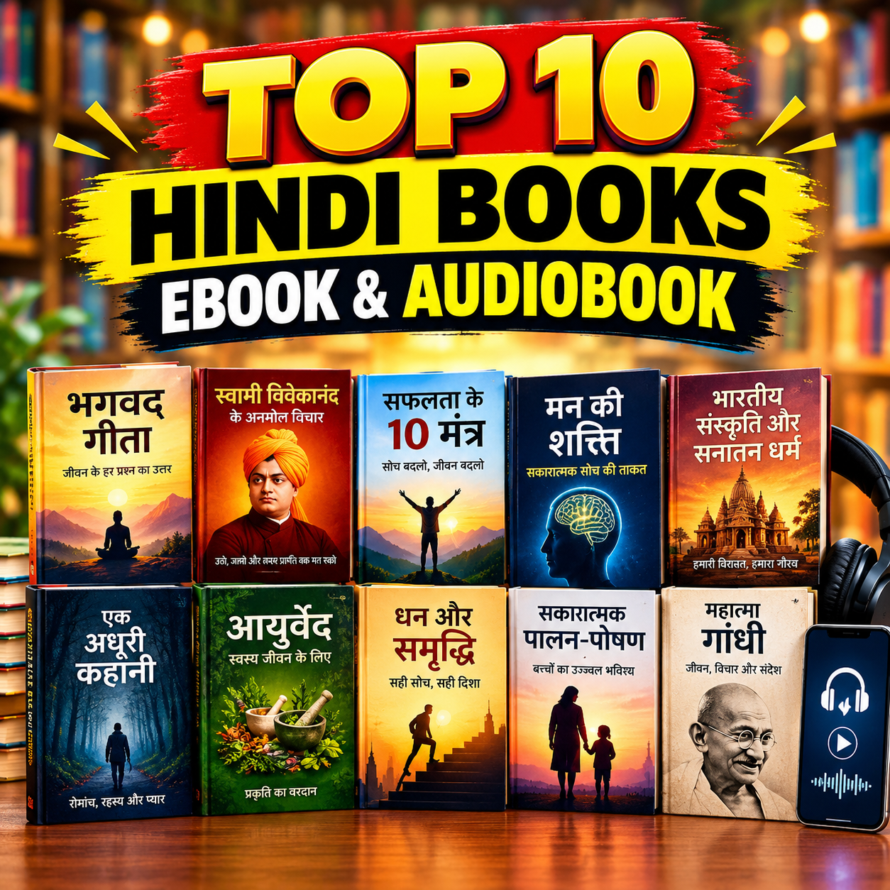 1000+ Hindi eBooks and Audiobook